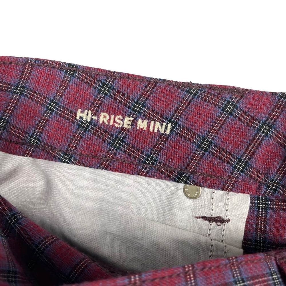 American Eagle Plaid Hi-Rise Mini Skirt Women’s Size 10 - Picture 7 of 7
